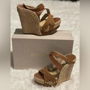 Jimmy Choo Espadrille Wedge Heel